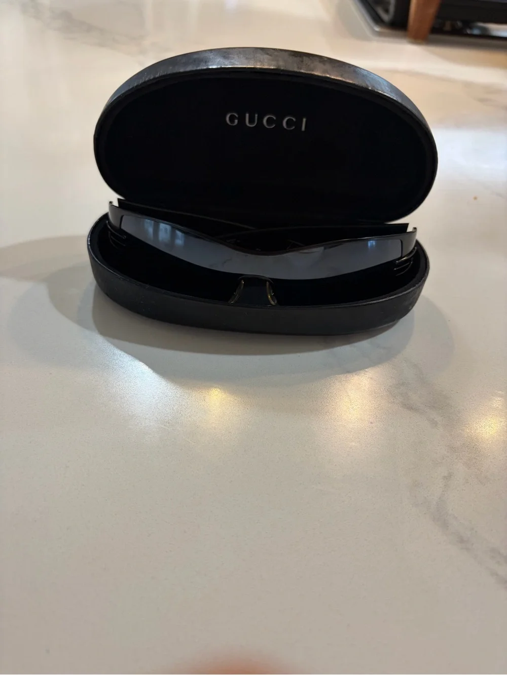GUCCI Sunglasses Black GG1804/S flame 14cm temple 11.5cm Bs263